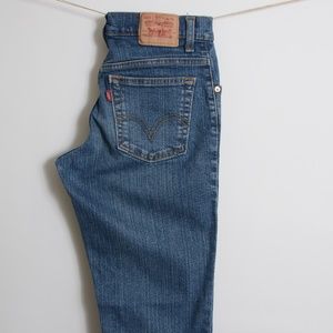 *LEVI'S 550*MOM BLUE JEANS High Rise